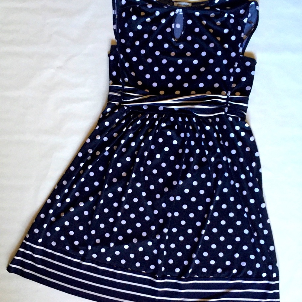 SOLD! Shelby & Palmer Women's Polka Dot Midi Dress